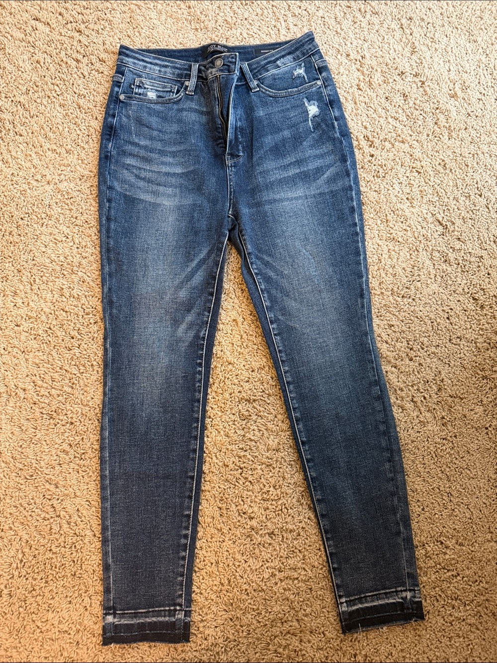 Judy Blue Slim Skinny Jeans in Dark Blue Wash